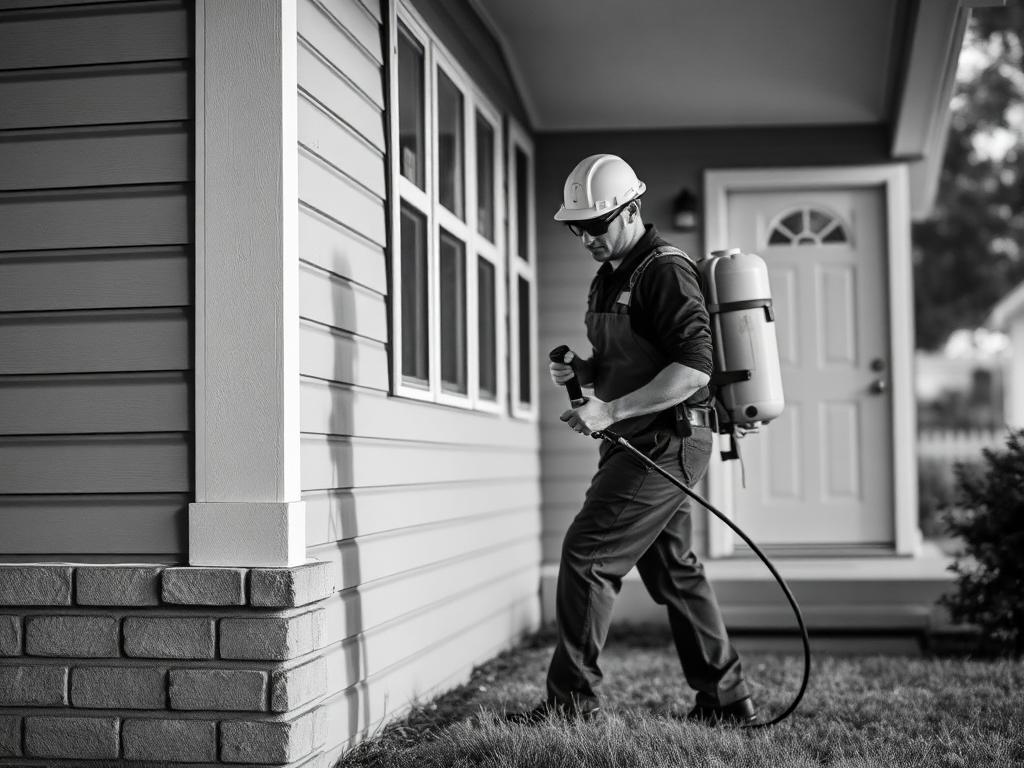 Pest Control professional at work